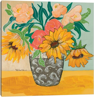Summertime Vase Canvas Art Print