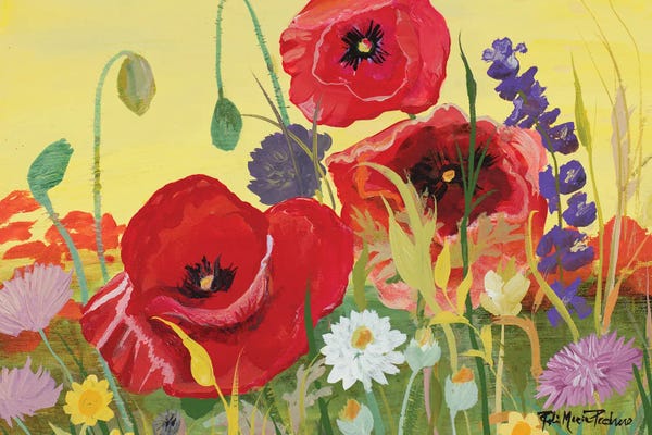 Victory Red Poppies I
