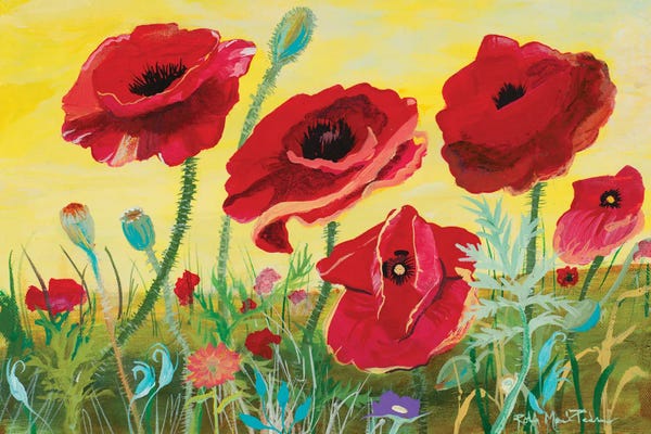 Victory Red Poppies II