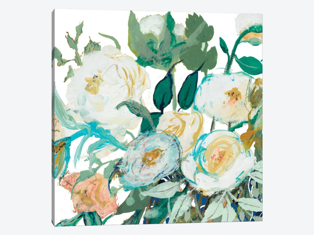 White Roses by Robin Maria 1-piece Canvas Art