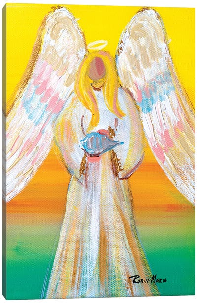Angel of Summer Canvas Art Print - Wings Art