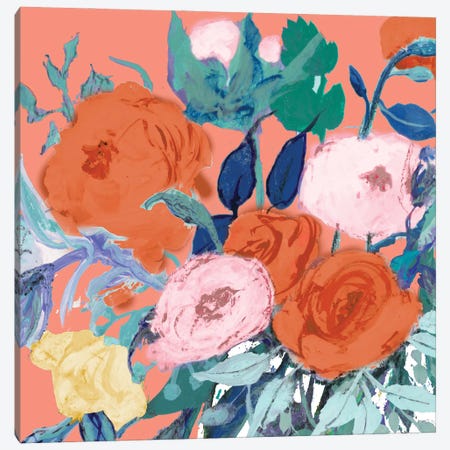 Bright Roses Canvas Print #RMR61} by Robin Maria Canvas Wall Art