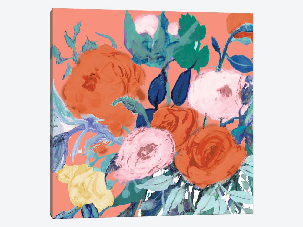 Bright Roses by Robin Maria 1-piece Canvas Art Print