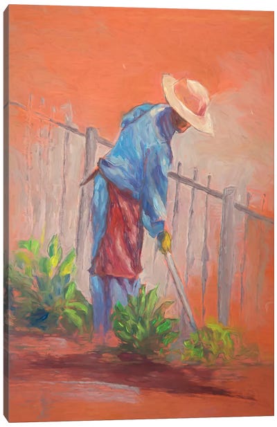 The Gardener Canvas Art Print - Roberta Murray