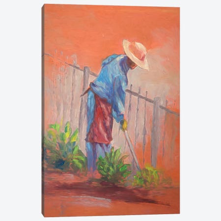 The Gardener Canvas Print #RMU115} by Roberta Murray Canvas Wall Art