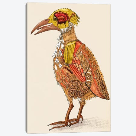 Bird Brain Canvas Print #RMU175} by Roberta Murray Canvas Art