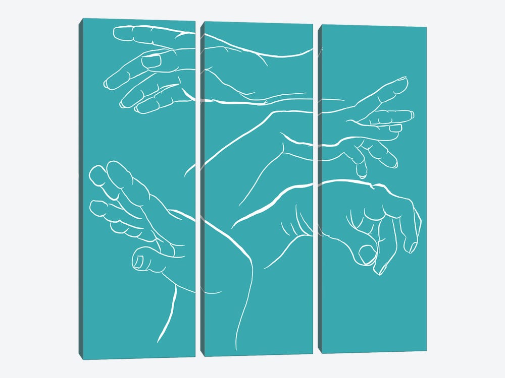 Sign Language 3-piece Art Print