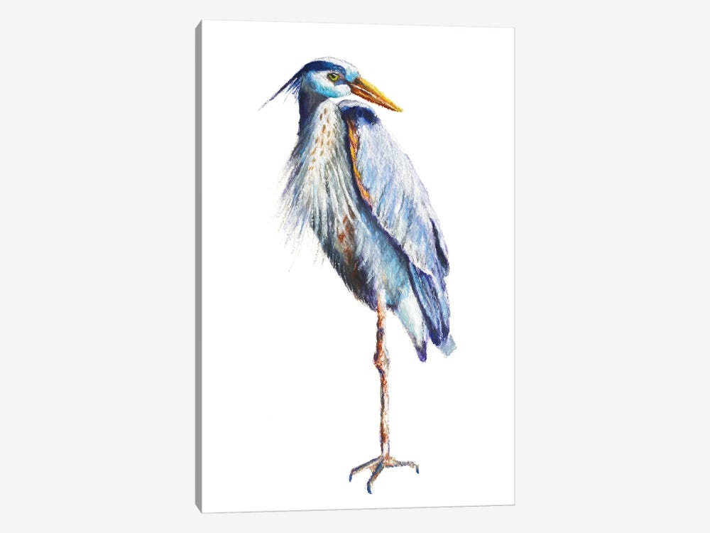 Great Blue Heron by Roberta Murray 1-piece Canvas Art Print