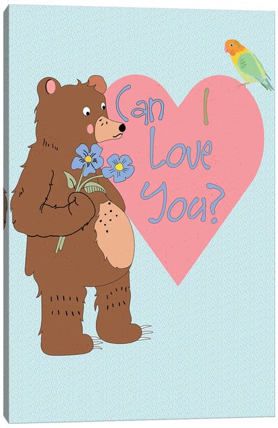 Love Bear II Canvas Art Print - Roberta Murray