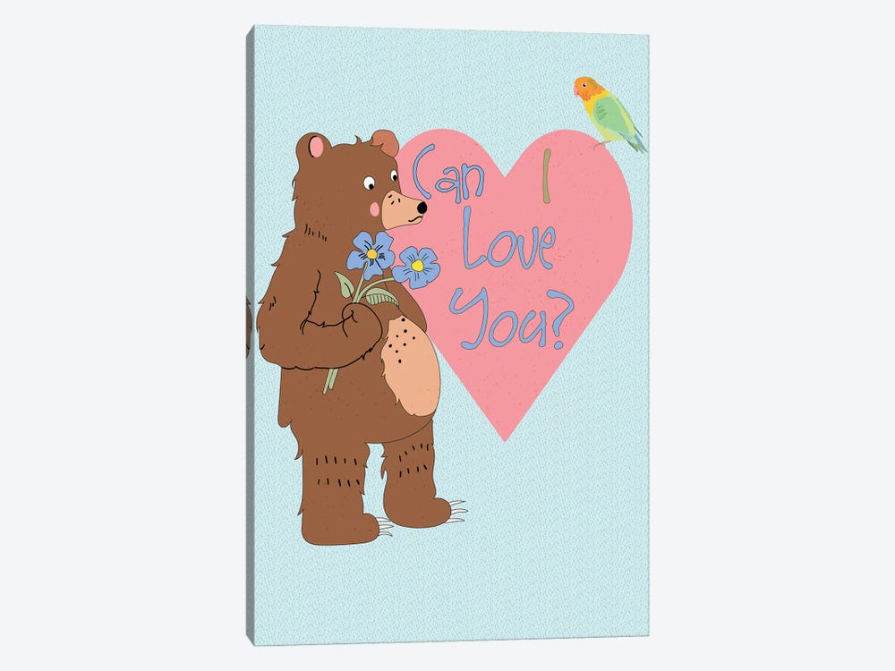 Love Bear II by Roberta Murray 1-piece Canvas Art Print