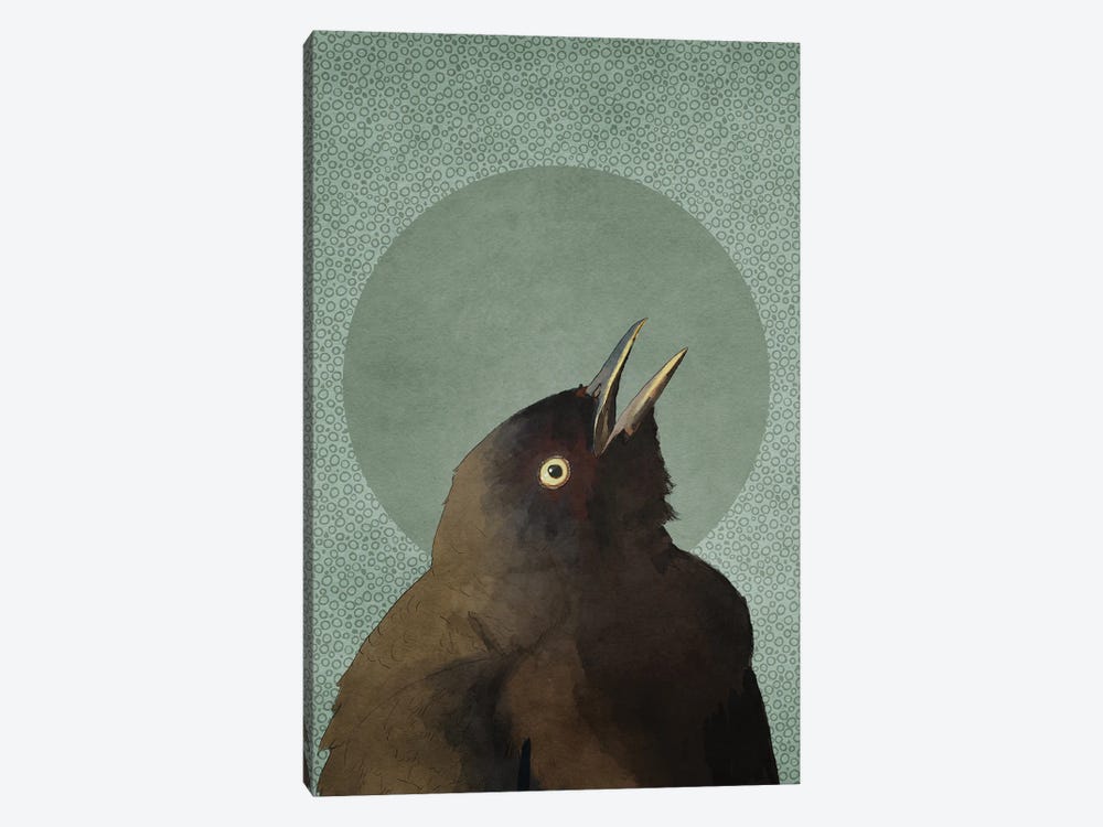 Blackbird by Roberta Murray 1-piece Canvas Art