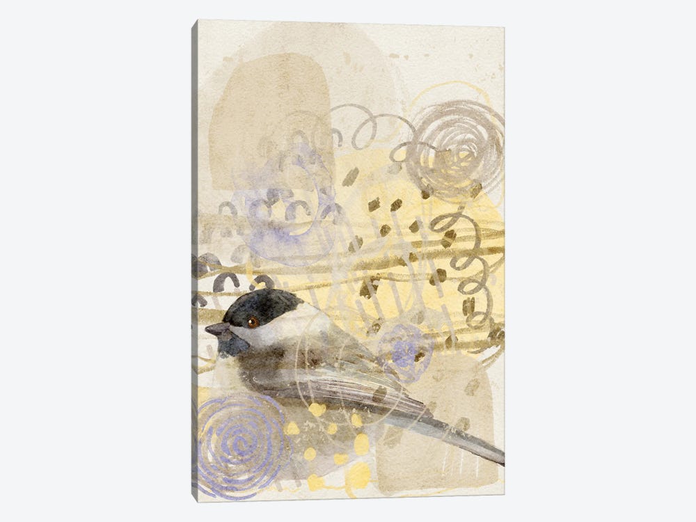 Chickadee Song by Roberta Murray 1-piece Canvas Artwork