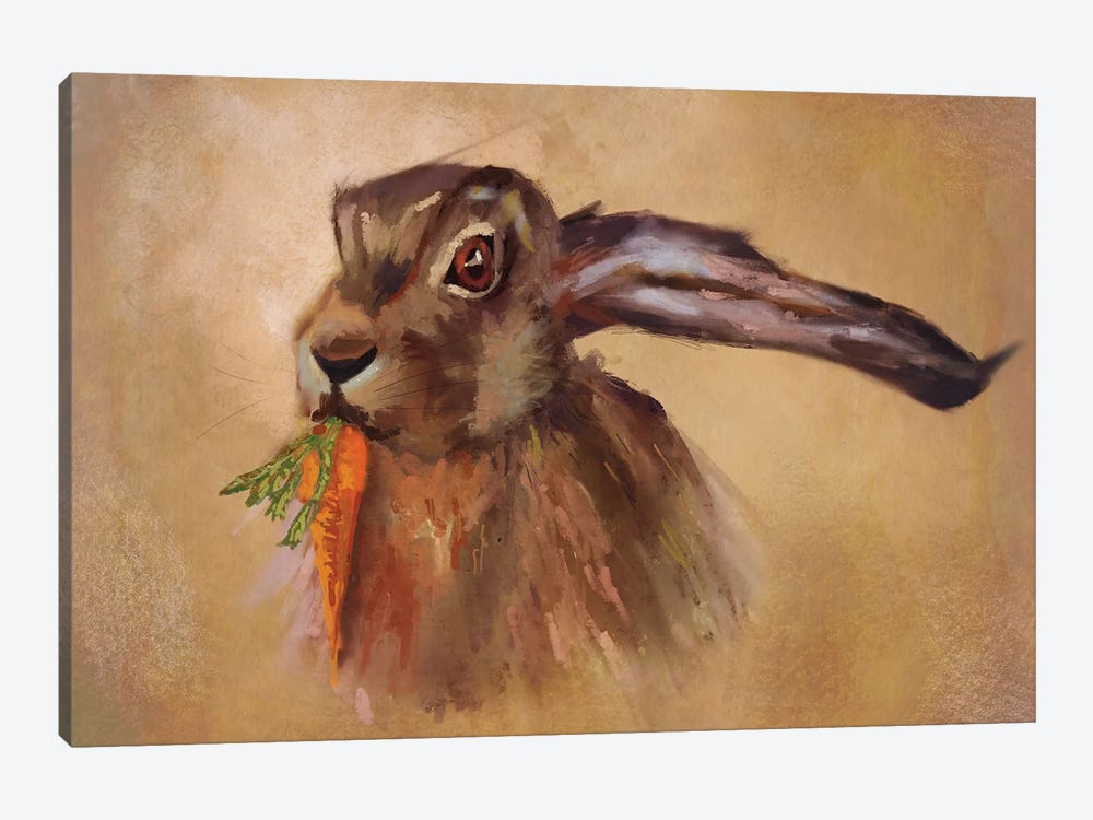 March Hare by Roberta Murray 1-piece Canvas Print