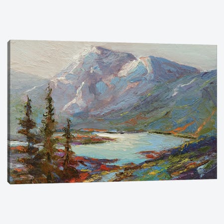 Abraham Lake Canvas Print #RMU229} by Roberta Murray Art Print
