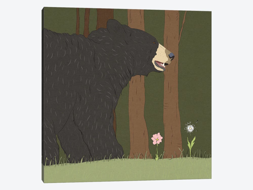 Stressed Bear by Roberta Murray 1-piece Art Print
