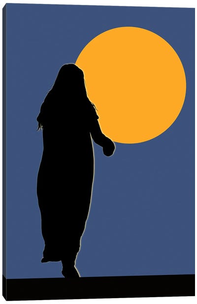 Lady Of The Moon Canvas Art Print - Roberta Murray