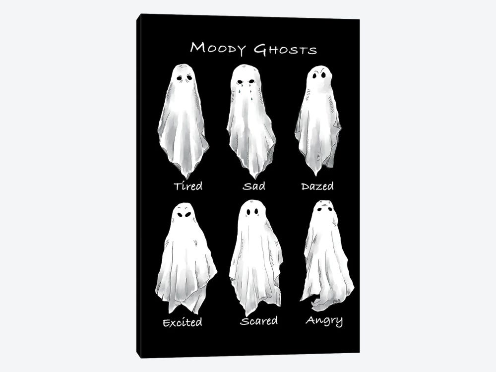 Moody Ghosts by Roberta Murray 1-piece Canvas Art Print