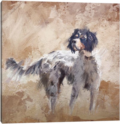 The Bird Dog Canvas Art Print - Roberta Murray