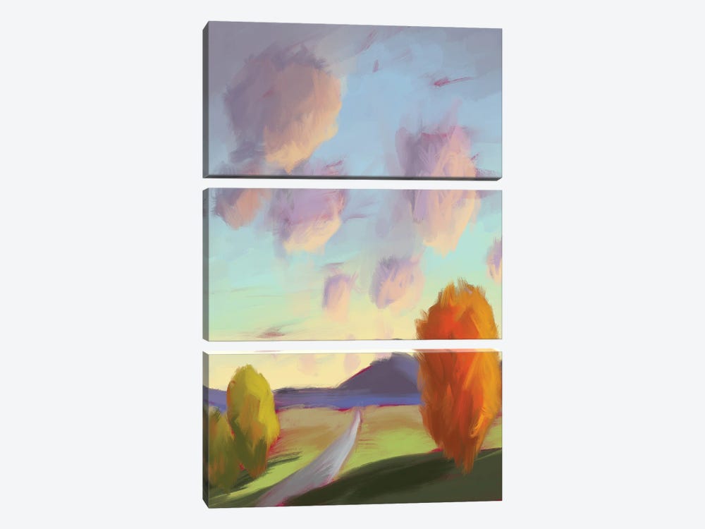 Clouds Will Lead The Way by Roberta Murray 3-piece Canvas Artwork