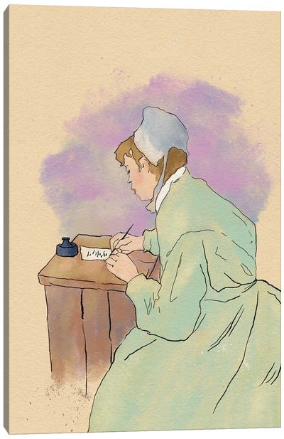 The Letter Canvas Art Print - Nurse Art