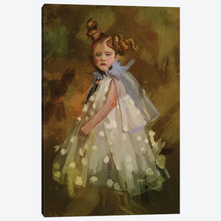 The Little Girl Canvas Print #RMU305} by Roberta Murray Canvas Art Print