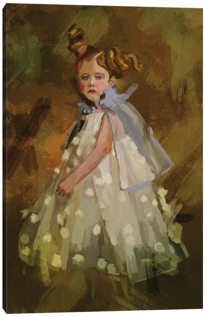 The Little Girl Canvas Art Print - Roberta Murray