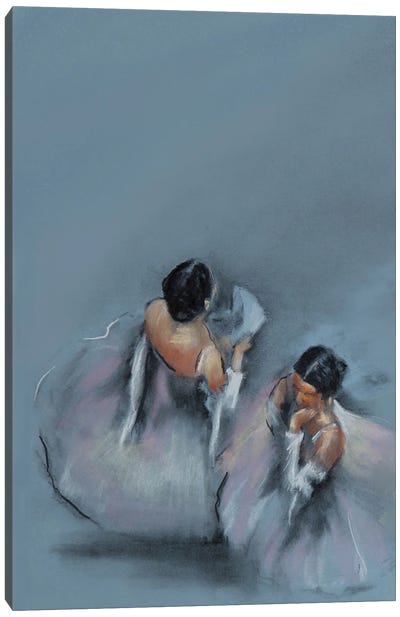 Two Dancers Canvas Art Print