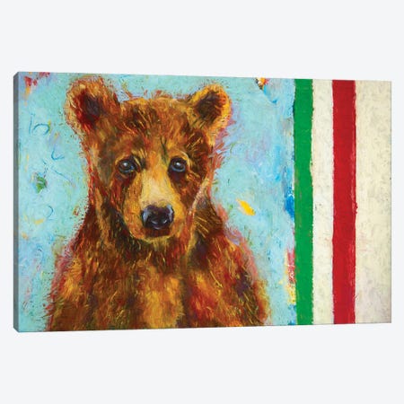 Canadian Bear I Canvas Print #RMU31} by Roberta Murray Canvas Wall Art