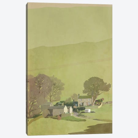 Yorkshire Farm Canvas Print #RMU322} by Roberta Murray Canvas Artwork