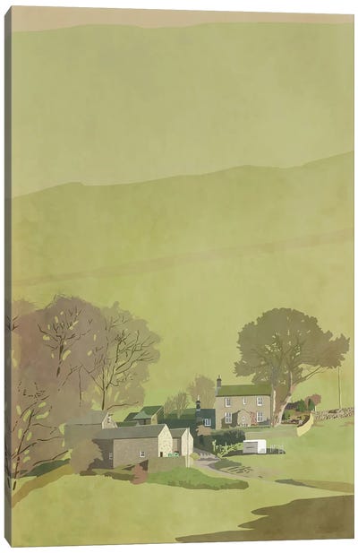 Yorkshire Farm Canvas Art Print - Roberta Murray