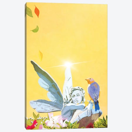 Two Angels Canvas Print #RMU329} by Roberta Murray Canvas Artwork
