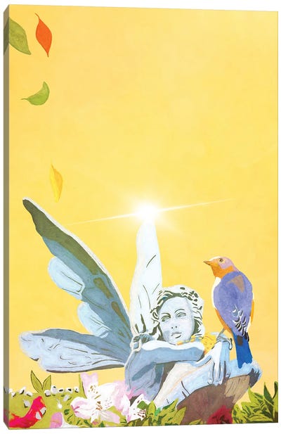 Two Angels Canvas Art Print - Roberta Murray