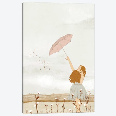 Wishes Can Fly Canvas Print #RMU331} by Roberta Murray Canvas Art Print