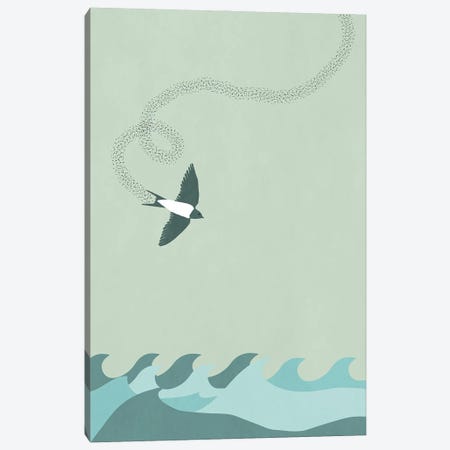 Swallow The Sea Canvas Print #RMU333} by Roberta Murray Canvas Art Print