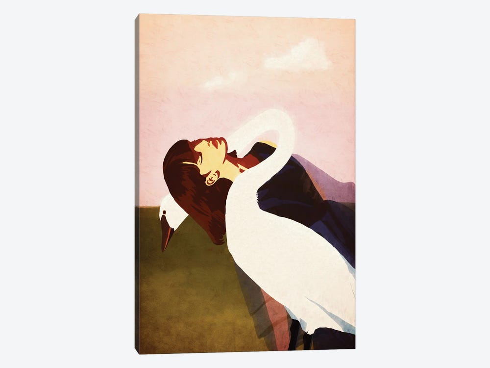 Swan Song by Roberta Murray 1-piece Canvas Art Print
