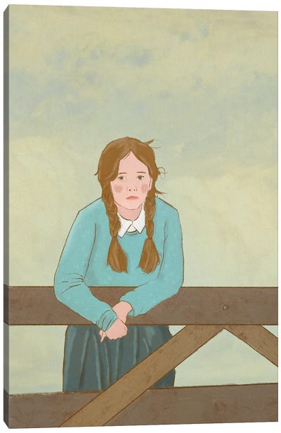 Sad Jenny Canvas Art Print - Roberta Murray