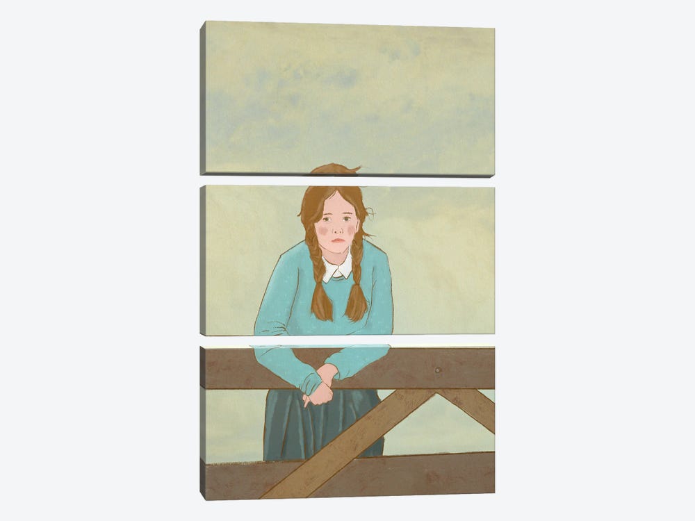 Sad Jenny by Roberta Murray 3-piece Canvas Artwork