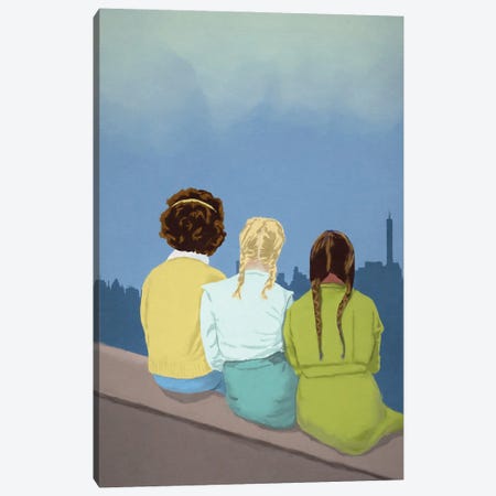 Bronx Trio Canvas Print #RMU357} by Roberta Murray Canvas Artwork