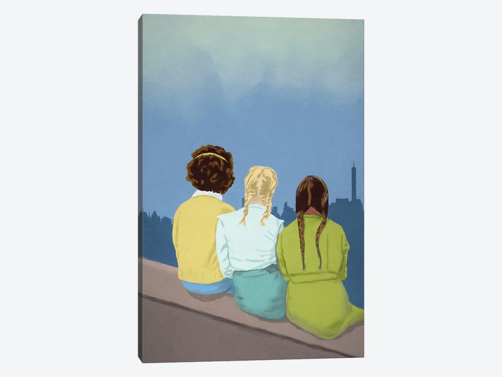 Bronx Trio by Roberta Murray 1-piece Canvas Artwork