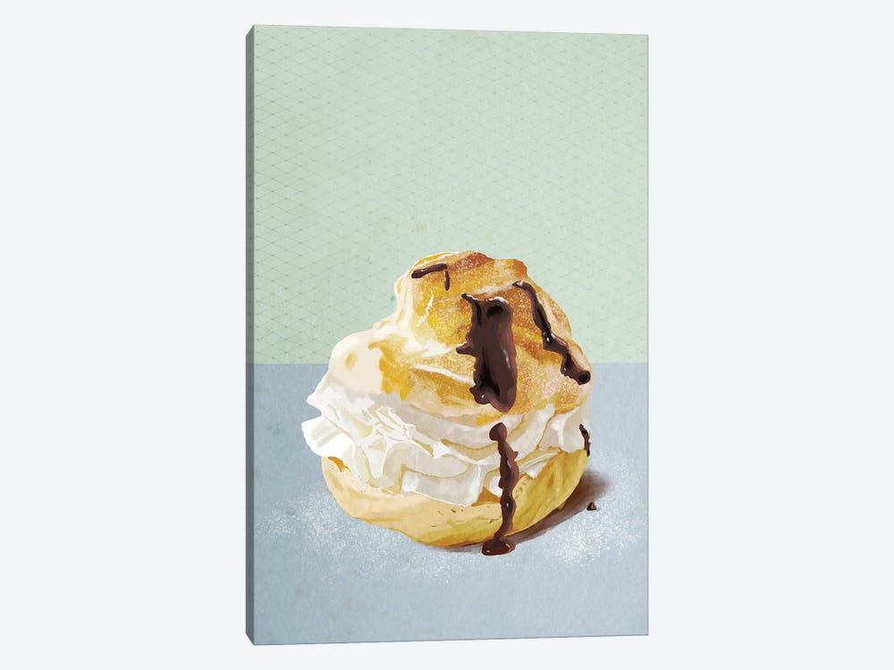 Cream Puff by Roberta Murray 1-piece Art Print