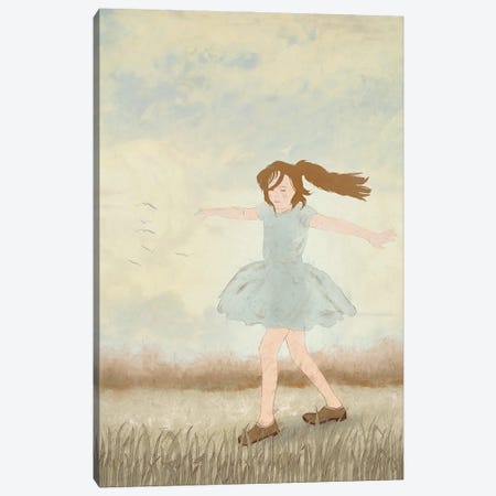 Dances With Wind Canvas Print #RMU359} by Roberta Murray Canvas Art Print