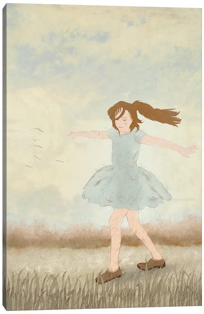 Dances With Wind Canvas Art Print - Roberta Murray