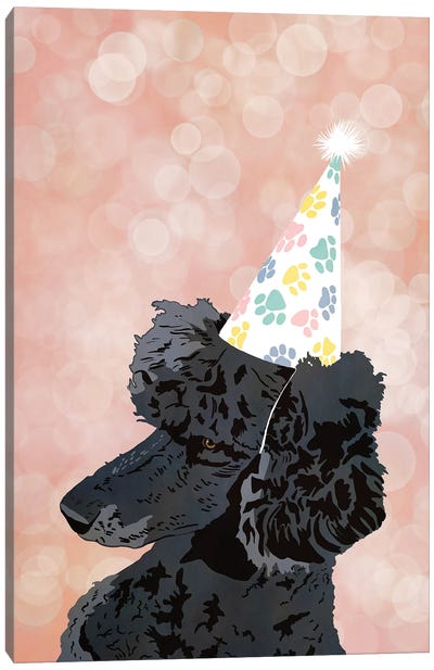 Birthday Girl Canvas Art Print - Poodle Art