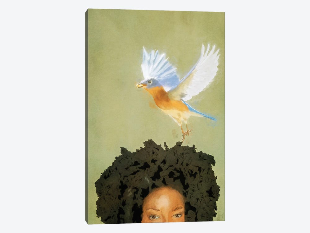 Bird Whisperer by Roberta Murray 1-piece Canvas Wall Art