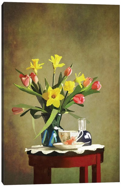 Morning Tea Canvas Art Print - Roberta Murray