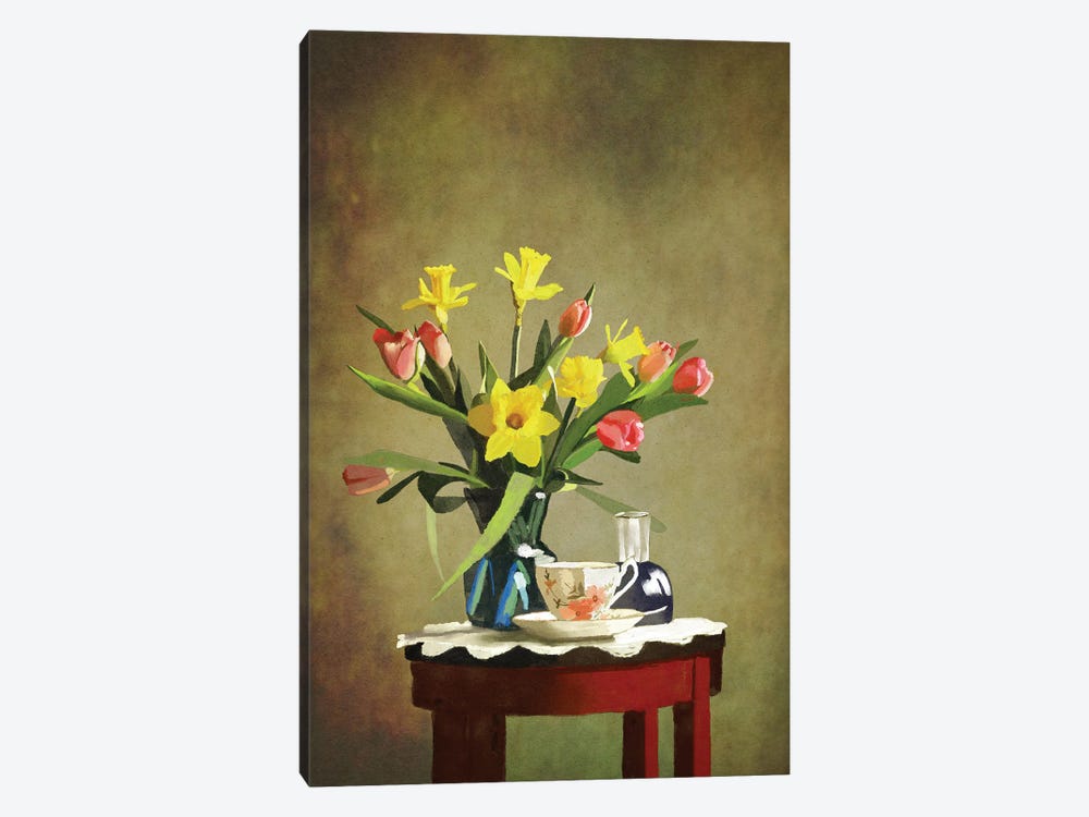 Morning Tea by Roberta Murray 1-piece Canvas Wall Art