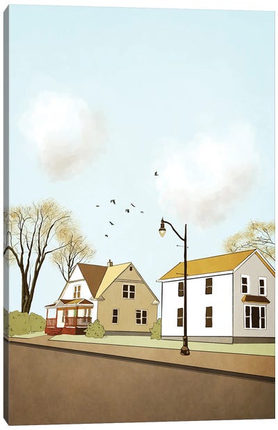 The Neighbourhood Canvas Art Print - Roberta Murray