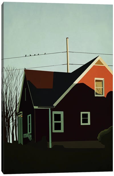 The Corner House Canvas Art Print - Roberta Murray