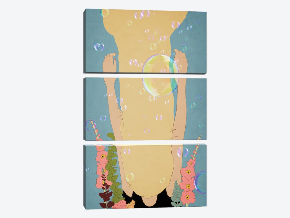 Floating by Roberta Murray 3-piece Canvas Art Print