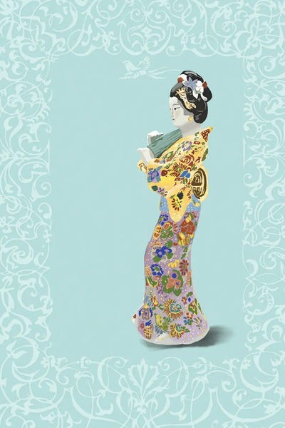 Roberta Murray - Canvas Prints: China Doll by Roberta Murray